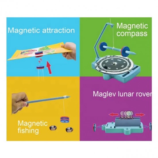 مجموعة التجارب المغناطيسية STEM - 1*12